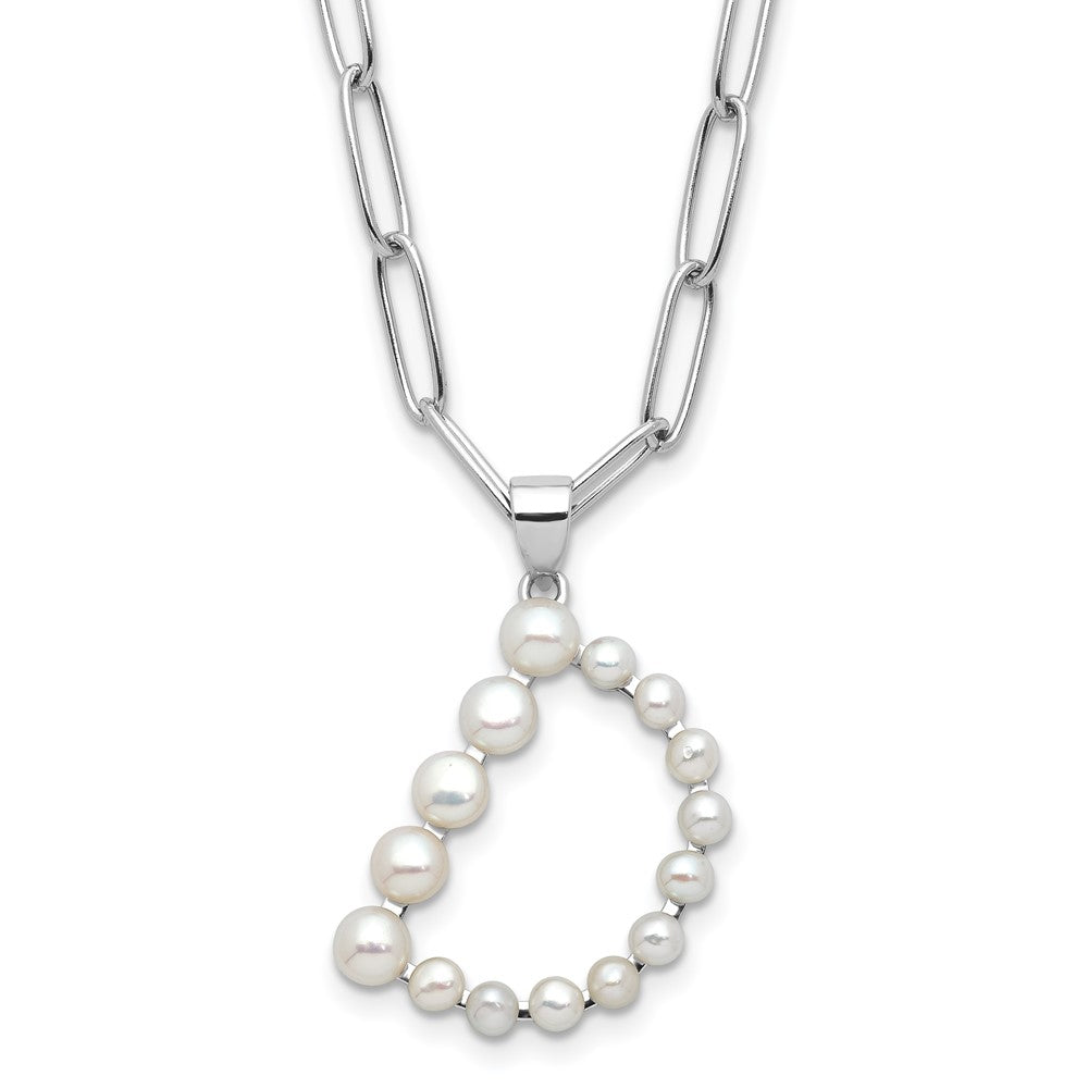 FWC Pearl Initial on 18in Necklaces