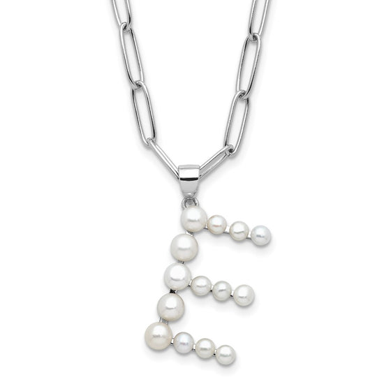 FWC Pearl Initial on 18in Necklaces