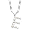 FWC Pearl Initial on 18in Necklaces