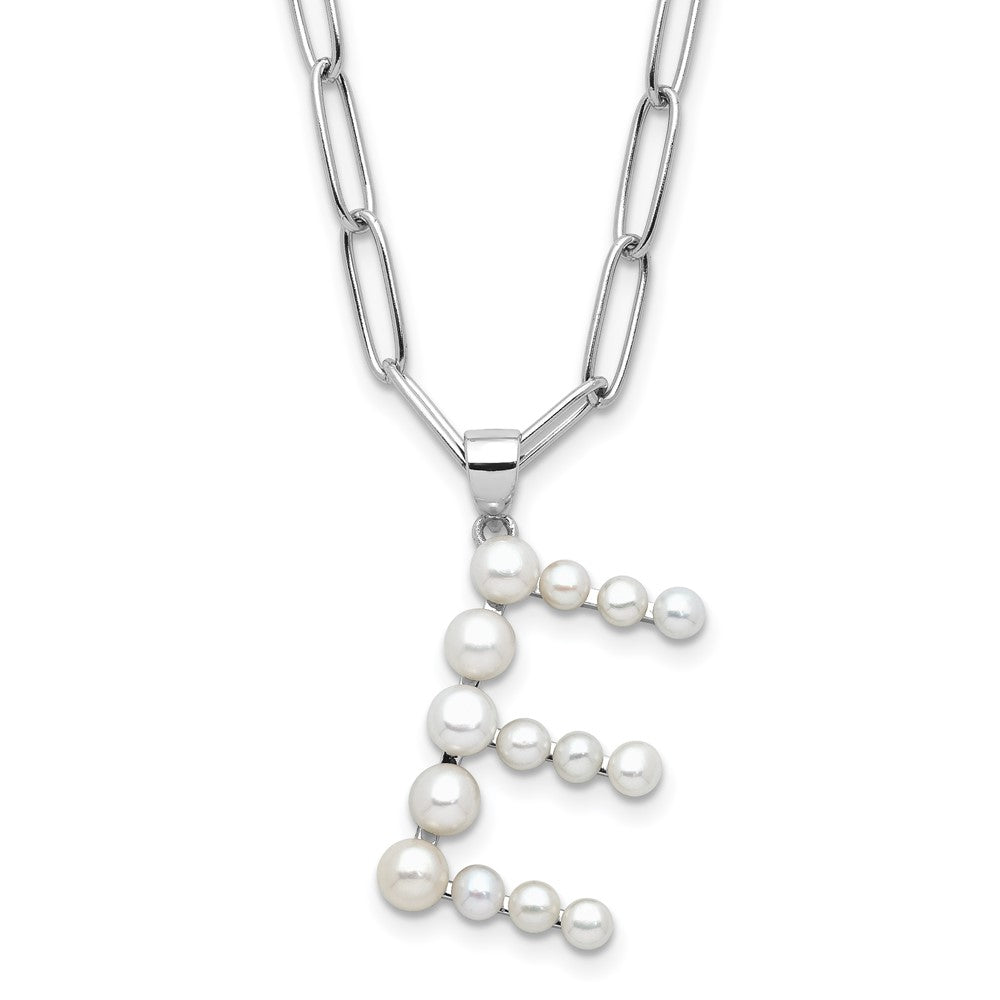 FWC Pearl Initial on 18in Necklaces