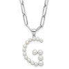 FWC Pearl Initial on 18in Necklaces