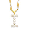 FWC Pearl Initial on 18in Necklaces