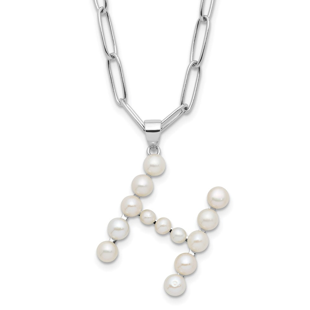 FWC Pearl Initial on 18in Necklaces
