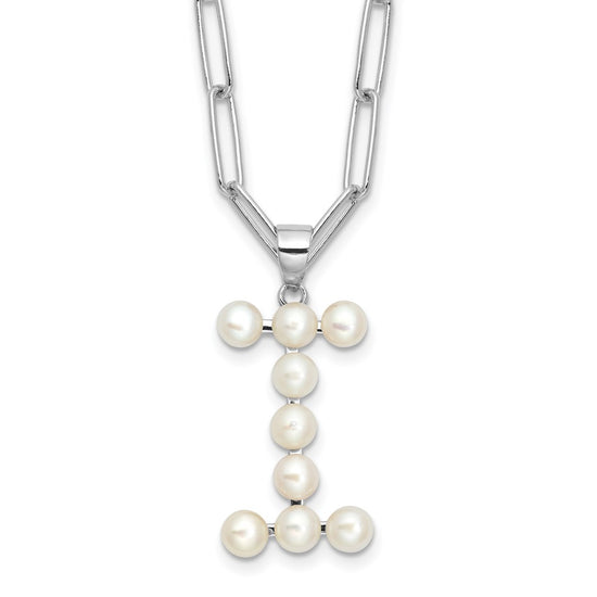 FWC Pearl Initial on 18in Necklaces