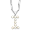 FWC Pearl Initial on 18in Necklaces