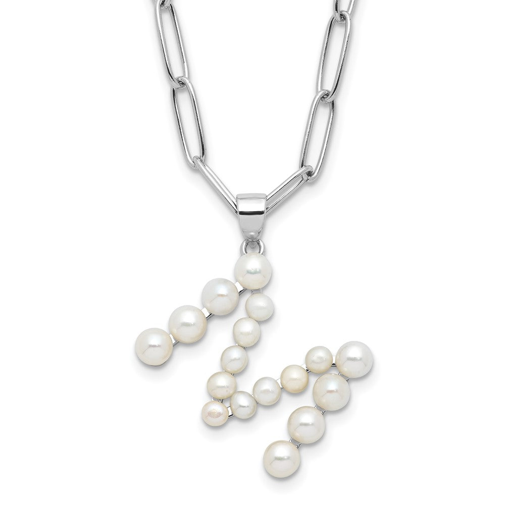 FWC Pearl Initial on 18in Necklaces