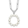 FWC Pearl Initial on 18in Necklaces