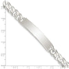 Sterling Silver Curb Link ID Bracelet