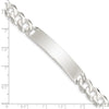 Sterling Silver Curb Link ID Bracelet