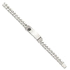 Sterling Silver Antiqued Fleur-de-lis ID Men's Bracelet