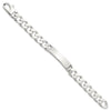 Sterling Silver 8.5in Curb ID Bracelet