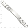 Sterling Silver 8.5in Curb ID Bracelet