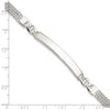 Sterling Silver Double Strand Curb Link 8in ID Bracelet