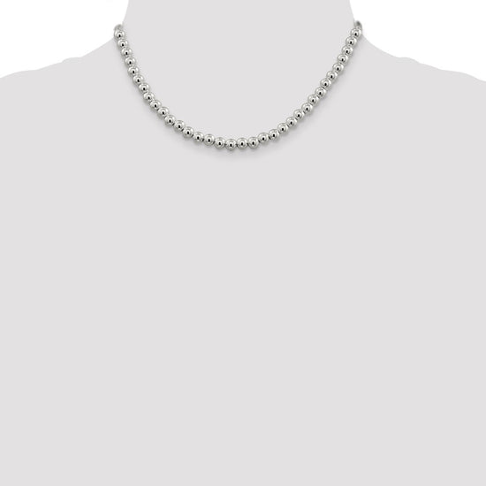 Sterling Silver Beads on Box Chain