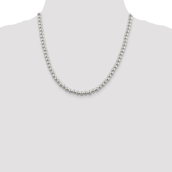 Sterling Silver Beads on Box Chain