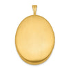 1/20 14K Gold Filled 26mm Floral Oval Locket