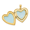 1/20 14K Gold Filled Grandma 23mm Enameled Family Heart Locket