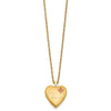 Gold Filled I LOVE YOU Enameled Heart Locket Necklace