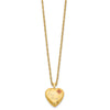 Gold Filled I LOVE YOU Enameled Heart Locket Necklace