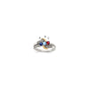 Birthstone and Diamond Mother's Ring Semi-Mount
