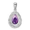 Pear Gemstone Pendants