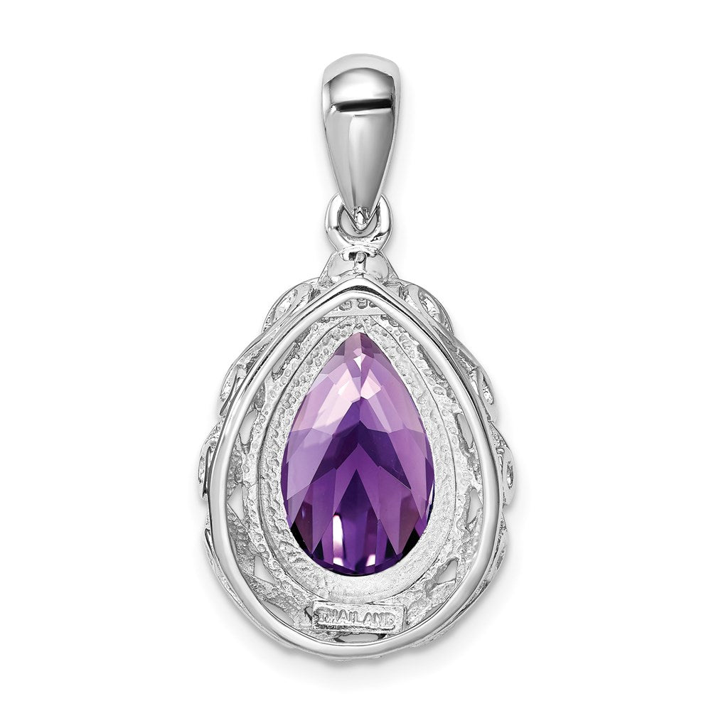 Pear Gemstone Pendants