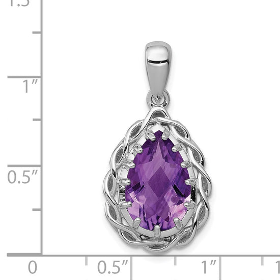 Pear Gemstone Pendants