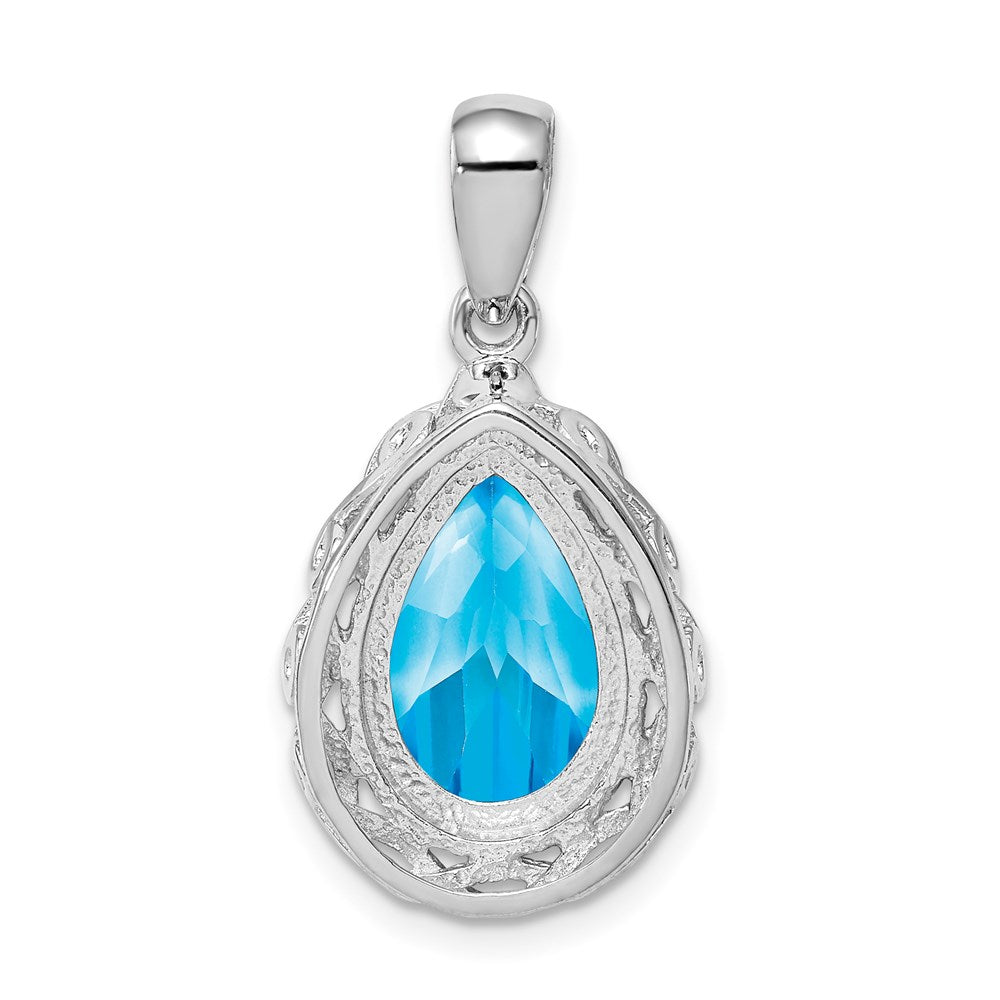 Pear Gemstone Pendants