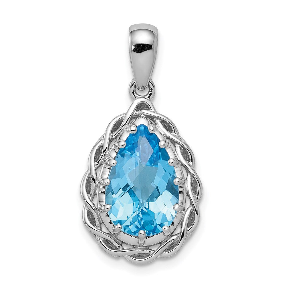 Pear Gemstone Pendants
