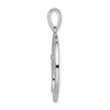 Sterling Silver Rhodium-plated White MOP Tree of Life Pendant