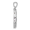 Sterling Silver Gemstone Circle Pendant