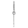 Sterling Silver Oval Key Ring