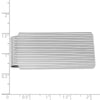 Sterling Silver Rhodium-plated Money Clip