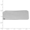 Sterling Silver Rhodium-plated Money Clip