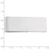 Sterling Silver Rhodium-plated Money Clip
