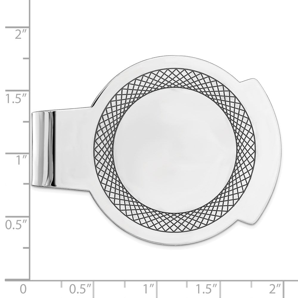Sterling Silver Round Money Clip