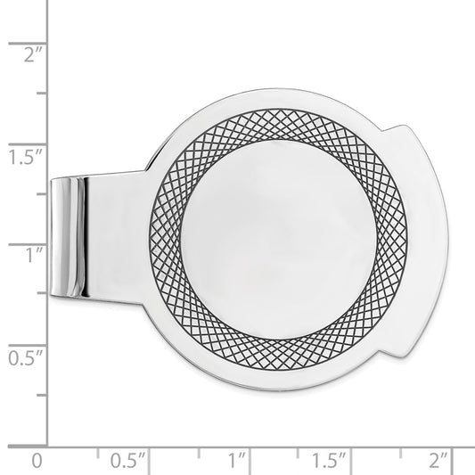 Sterling Silver Round Money Clip