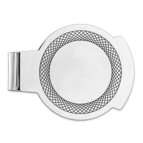 Sterling Silver Round Money Clip