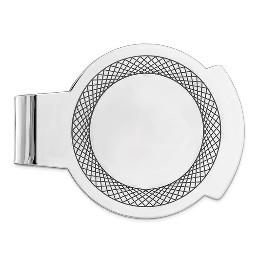 Sterling Silver Round Money Clip