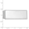 Sterling Silver Rhodium-plated Money Clip