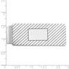 Sterling Silver Rhodium-plated Money Clip