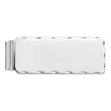 Sterling Silver Rhodium-plated Money Clip