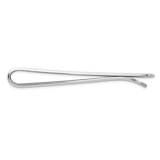 Sterling Silver Rhodium Plated Money Clip