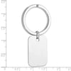 Sterling Silver Rhodium Plated Key Chain