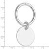 Sterling Silver Rhodium Plated Key Chain