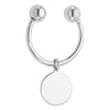 Sterling Silver Rhodium Plated Key Chain