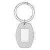 Sterling Silver Rhodium-plated Key Chain