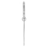 Sterling Silver Rhodium-plated Key Chain