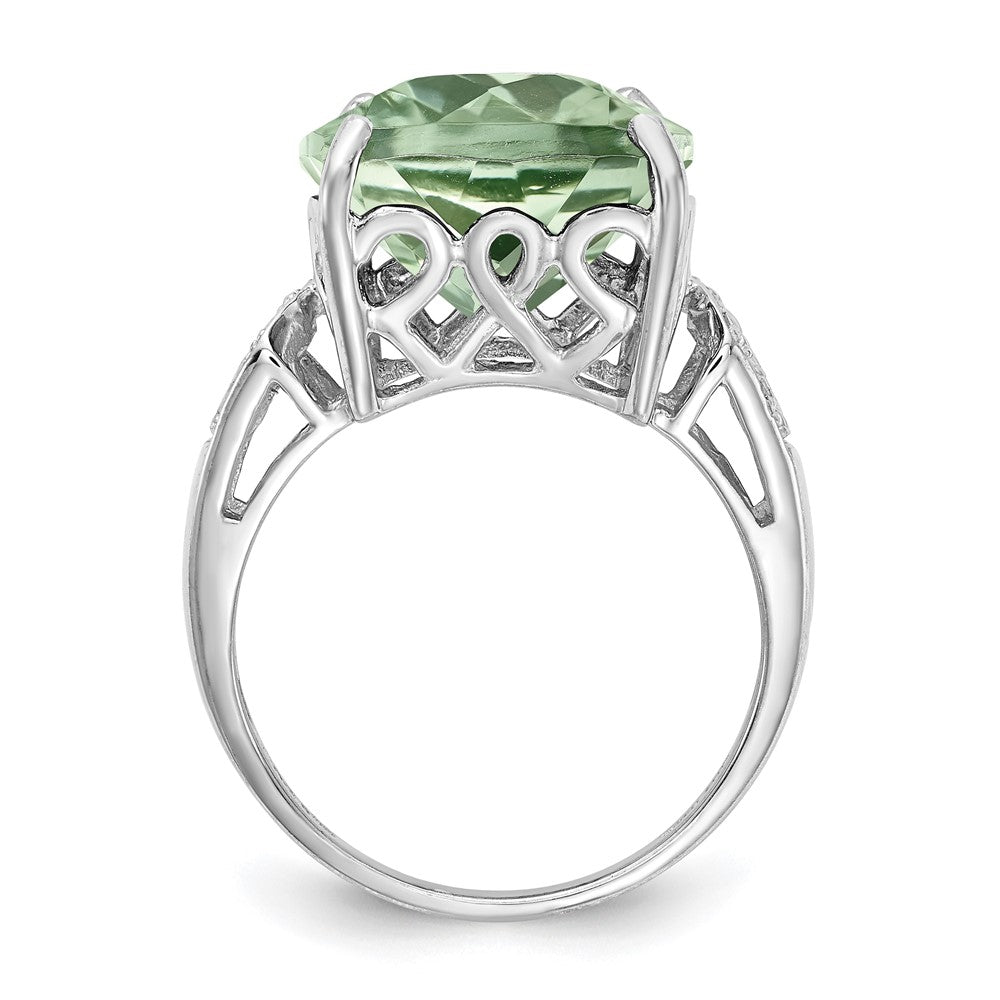 Sterling Silver Gemstone & Diamond Rings