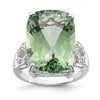 Sterling Silver Gemstone & Diamond Rings